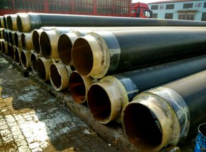 國标聚氨酯黑夾克保溫鋼管