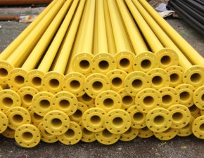 法蘭内外塗塑鋼管